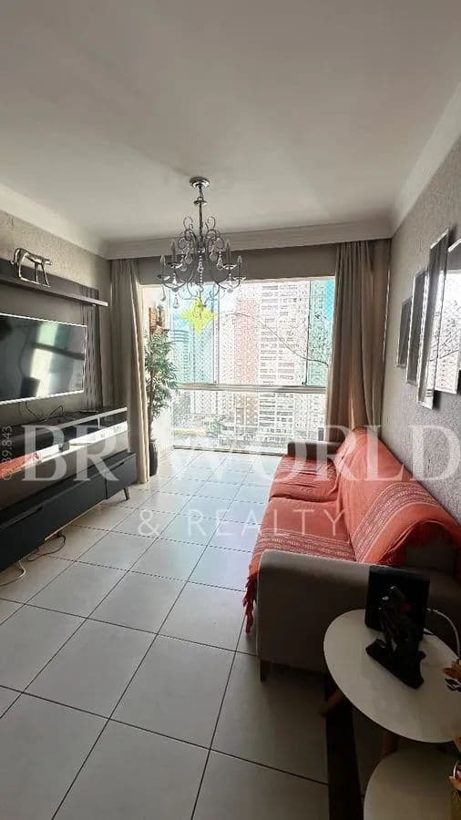 Apartamento no alto do bueno de 3Q sendo1 suite, mobiliado, área de lazer e vista livre