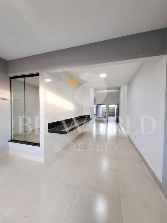 Casa nova de 3Q sendo 1 suíte, alto padrão em acabamento