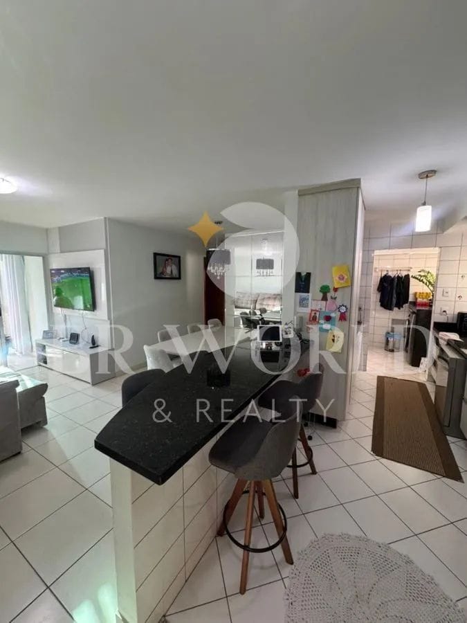 Apto com 3 suítes sendo 2 americanas no eldorado